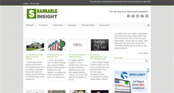 Desktop Screenshot of bankableinsight.com